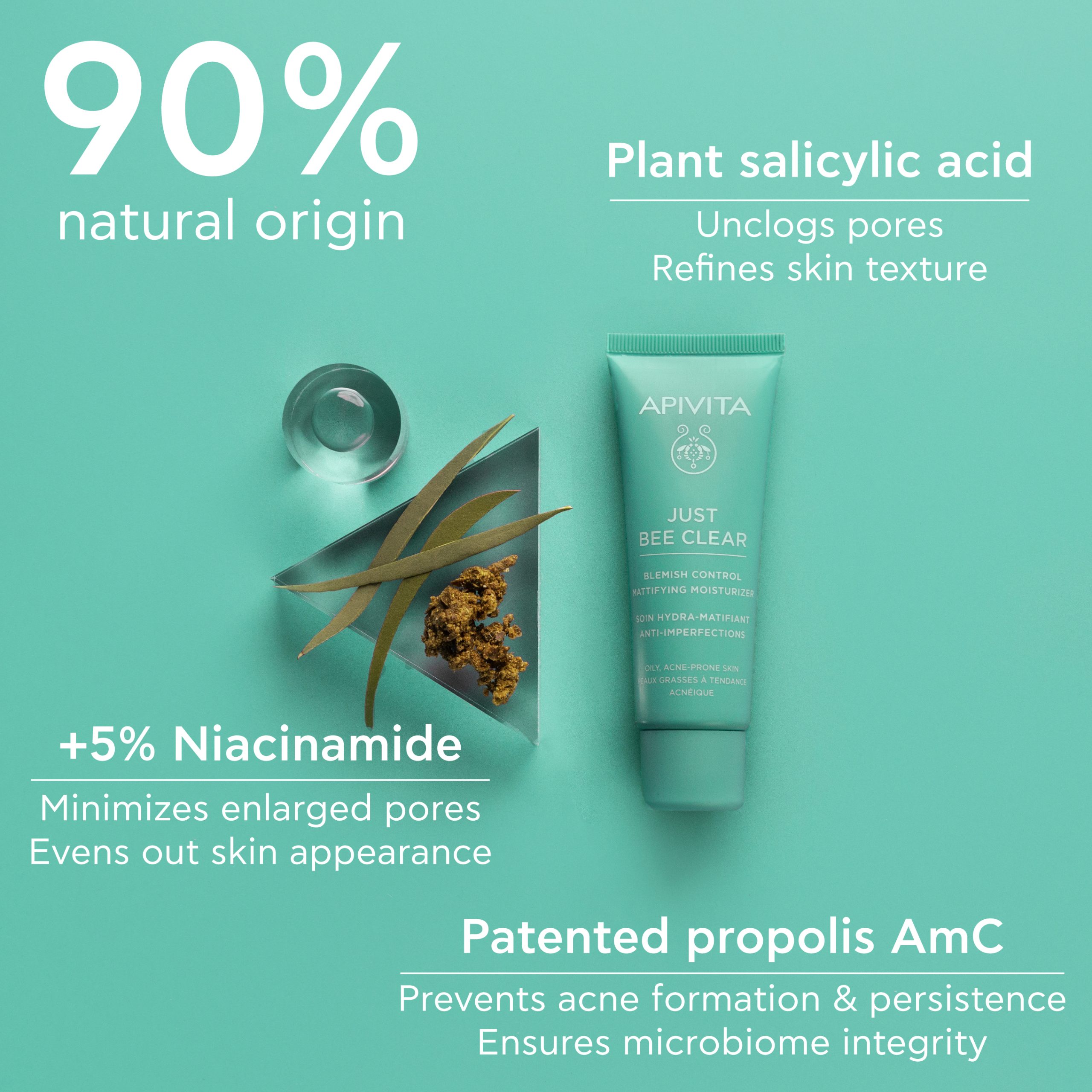 Just Bee Clear Mattifying Moisturiser - Image 2