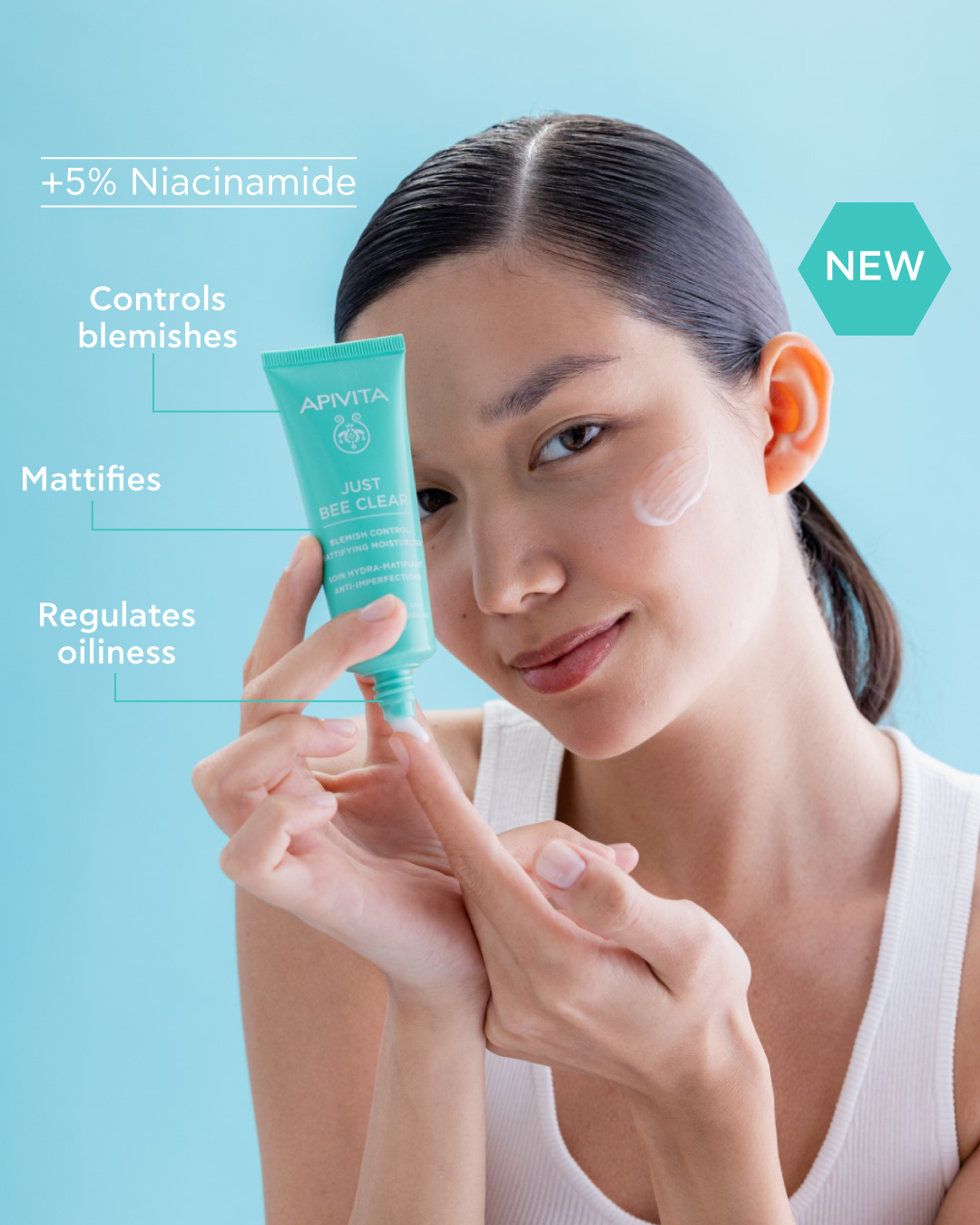 Just Bee Clear Mattifying Moisturiser - Image 5