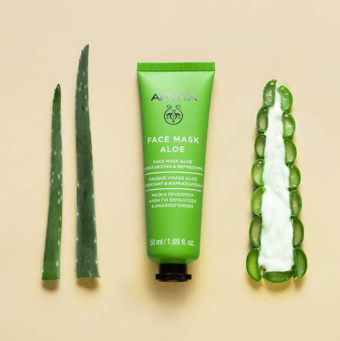 Moisturizing & Refreshing Face Mask with Aloe - Image 2