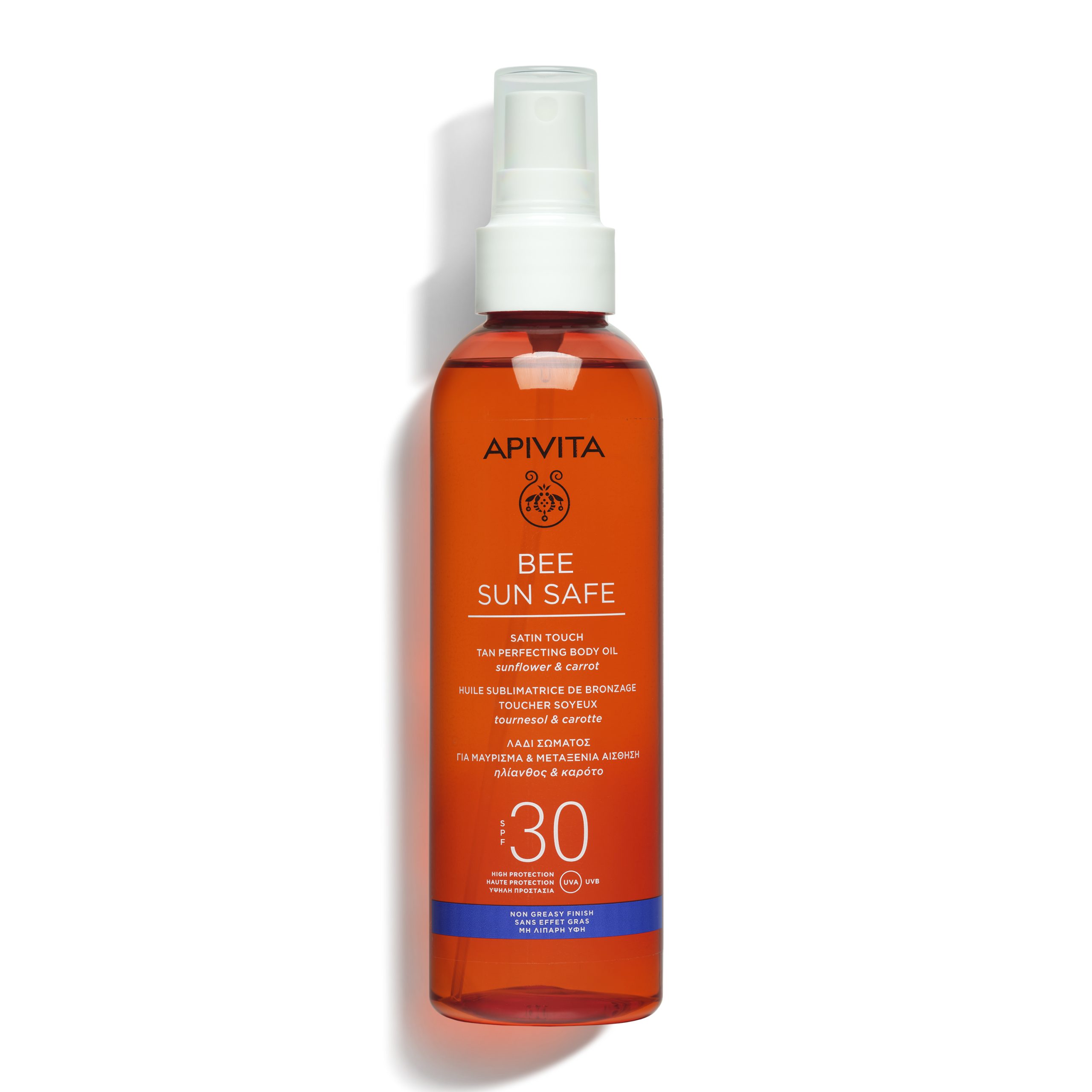 Satin touch tan perfecting body oil